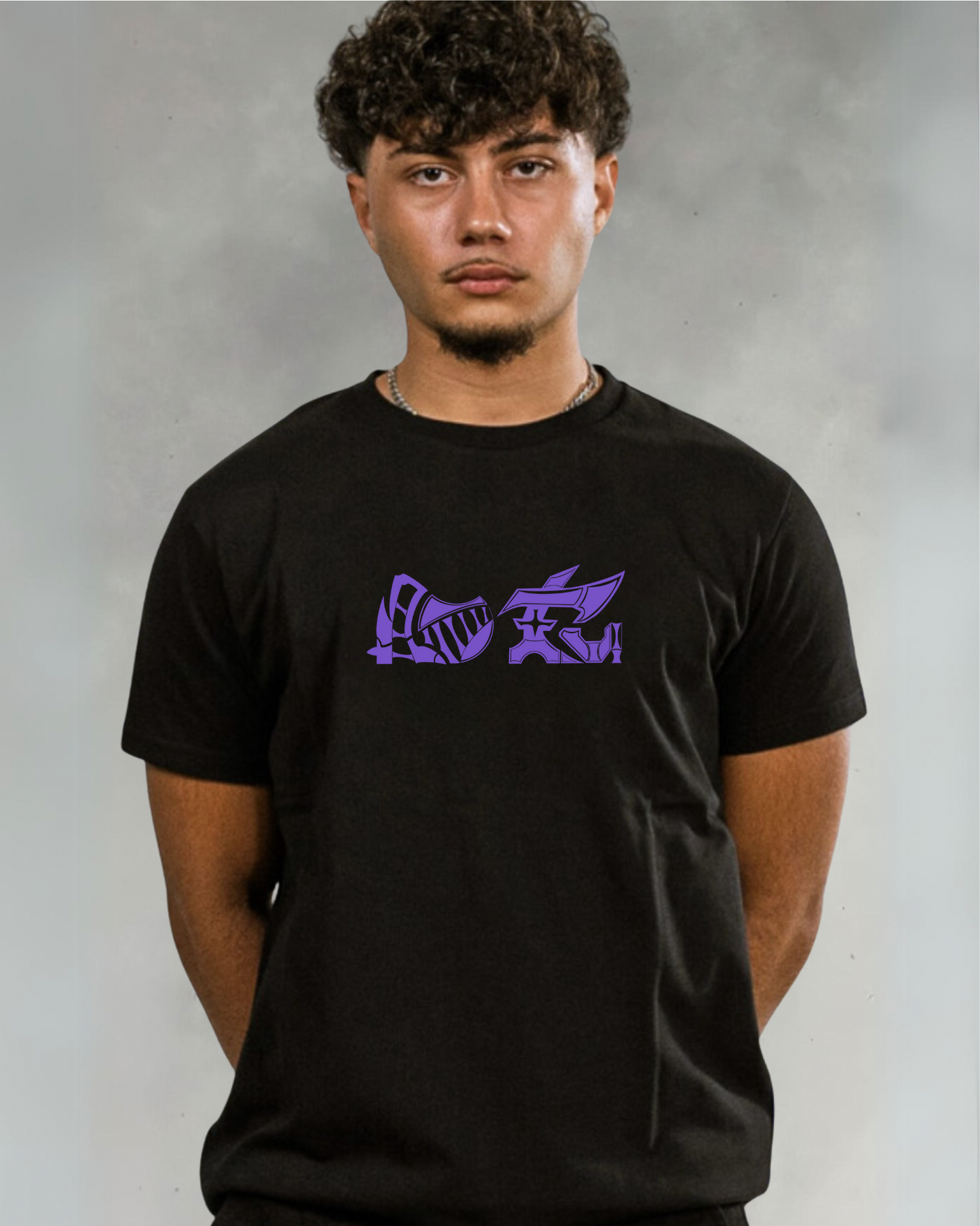 Backprinted Tee Purple