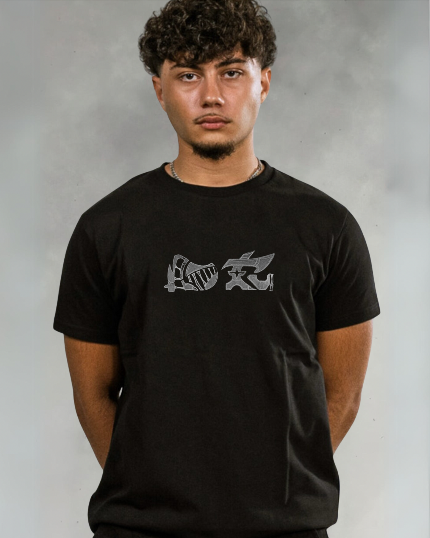 Backprinted Tee Black